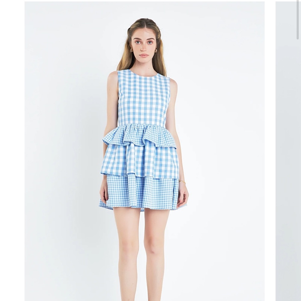 English Factory gingham dress